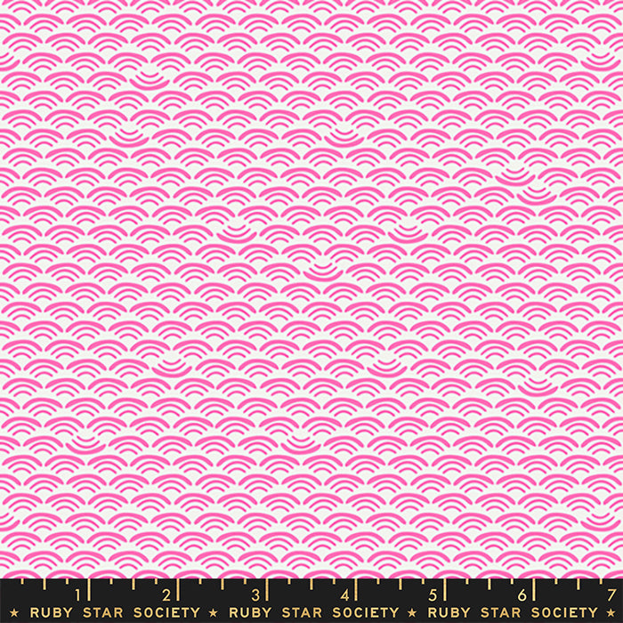 Koi Pond Scallops in Lipstick - Weave & Woven
