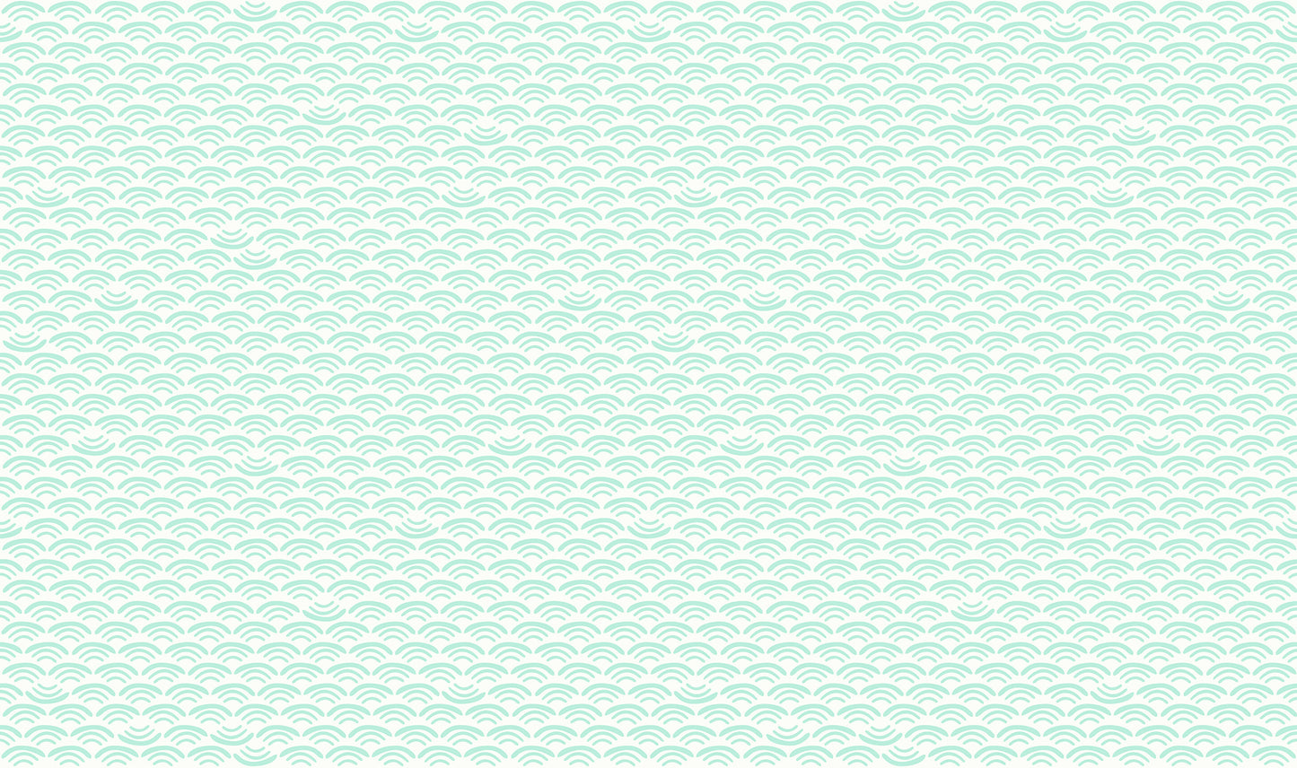 Koi Pond Scallops in Mint - Weave & Woven