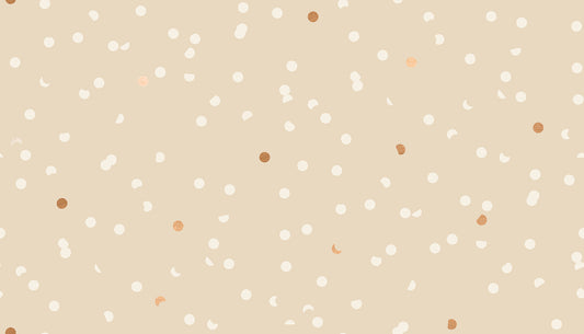 Hole Punch Dots on Sandbox | Metallic Copper