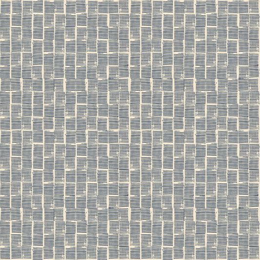 Stripe Stamp in Blue - Weave & Woven