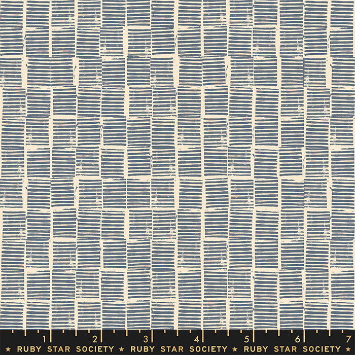 Stripe Stamp in Blue - Weave & Woven