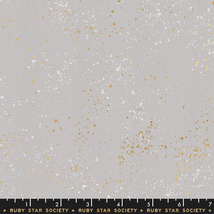 Speckled in Dove | Metallic - Weave & Woven