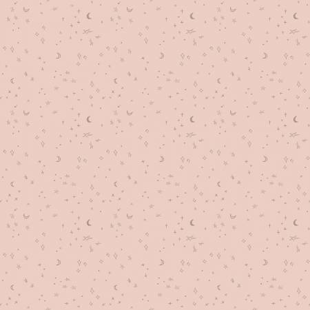 Starry Night in Pink | Metallic - Weave & Woven