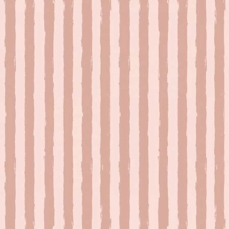 Pink Stripes ~ Metallic Rose Gold - Weave & Woven