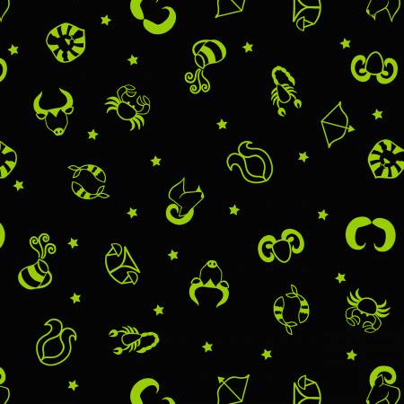 Star Signs on Light Clay | Glow in the Dark - Weave & Woven