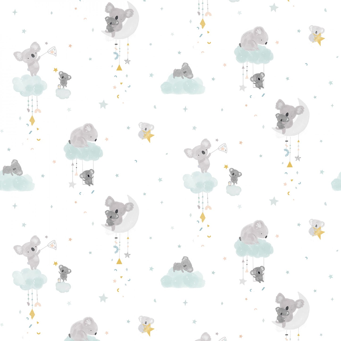 Koala Me Crazy In White - Weave & Woven