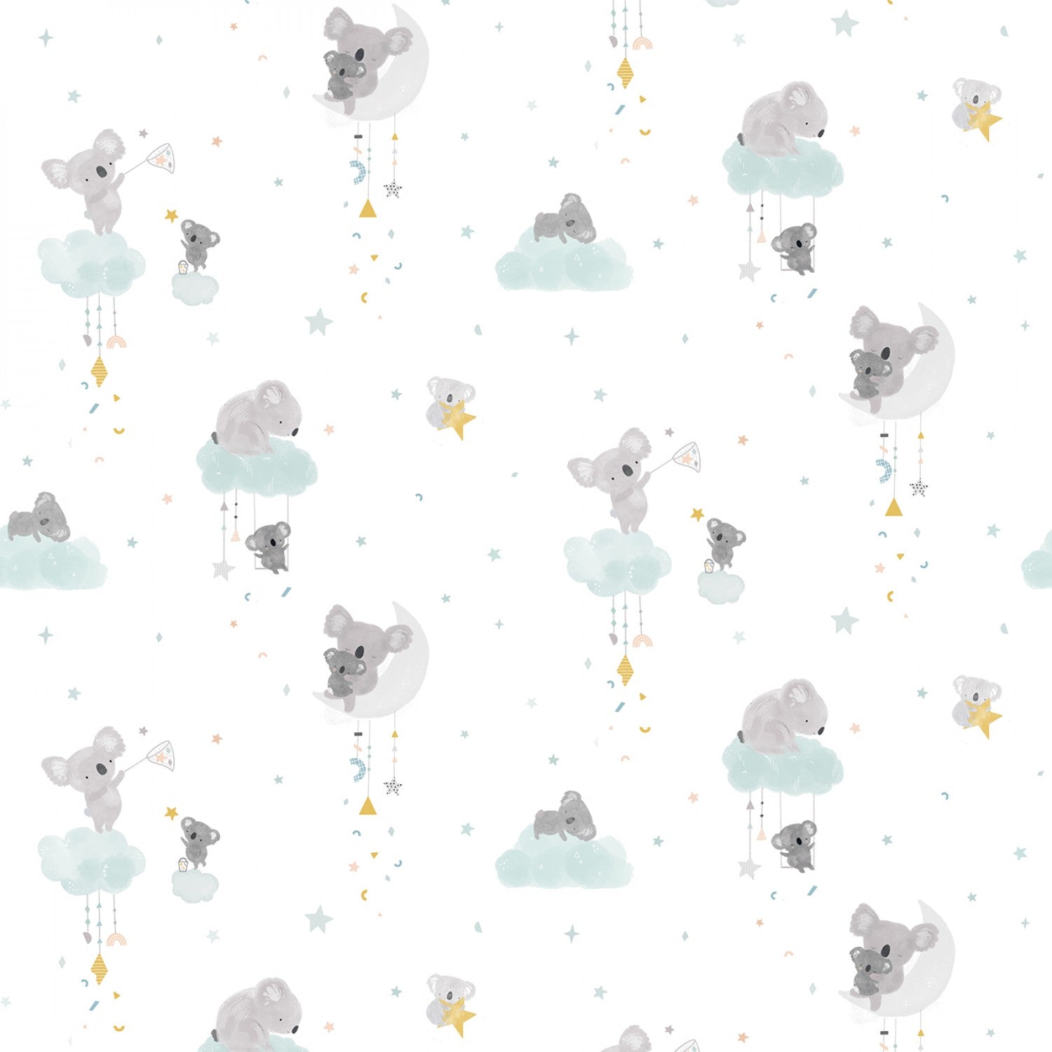 Koala Me Crazy In White - Weave & Woven