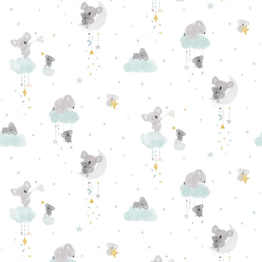 Koala Me Crazy In White - Weave & Woven