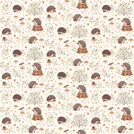 Hedgehogs on Cream - Weave & Woven