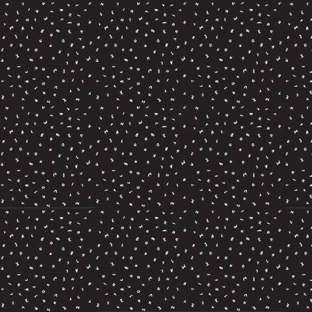 Letters on Black - Weave & Woven