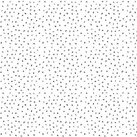 Letters on White - Weave & Woven