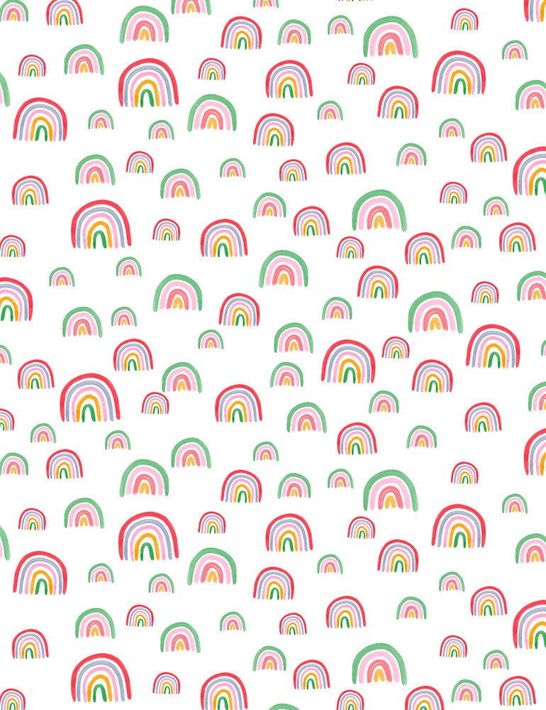 START OF THE RAINBOW in White - Weave & Woven