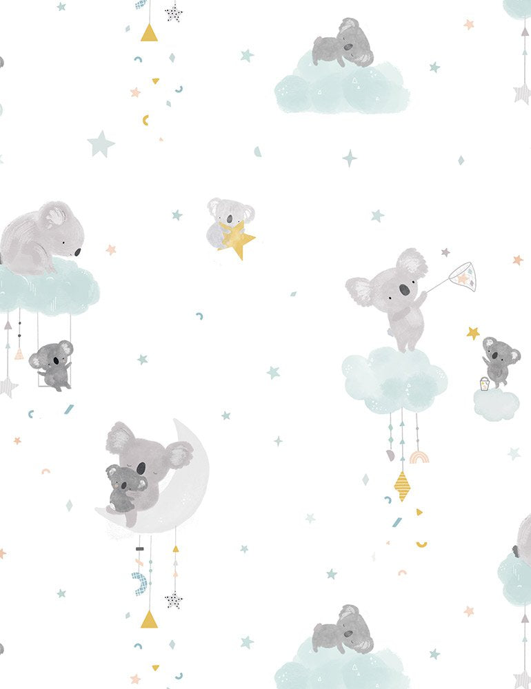 Koala Me Crazy In White - Weave & Woven