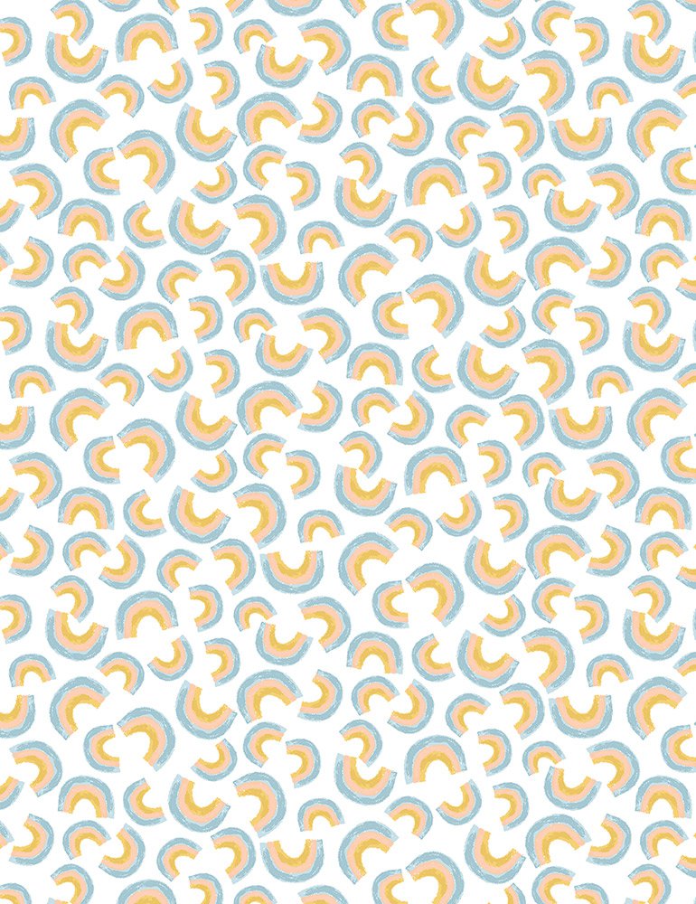 Rainbows in White - Weave & Woven