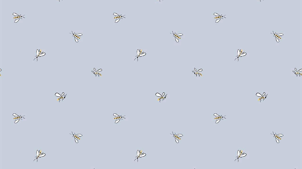 Bees on Blue - Weave & Woven