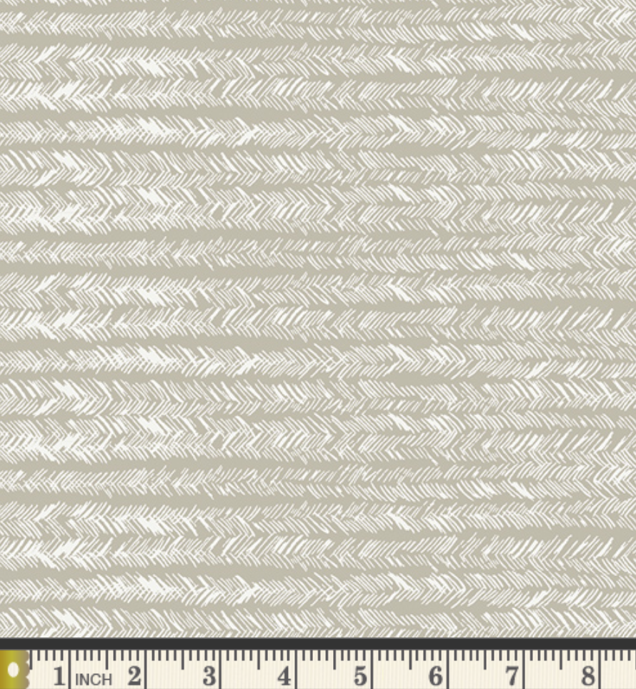 Bristling Delicate in Taupe | Remnant 33" - Weave & Woven
