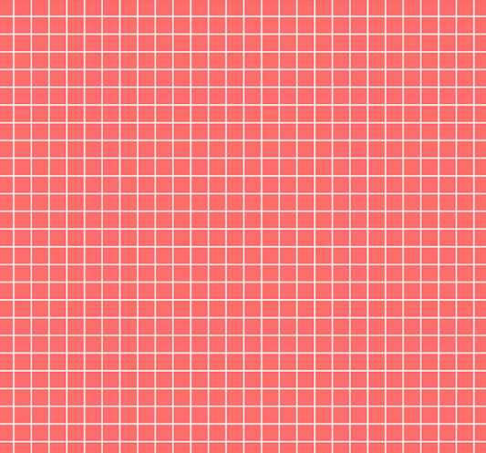 Grid in Strawberry - Weave & Woven