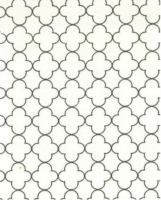 Quatrefoil in Mono - Weave & Woven