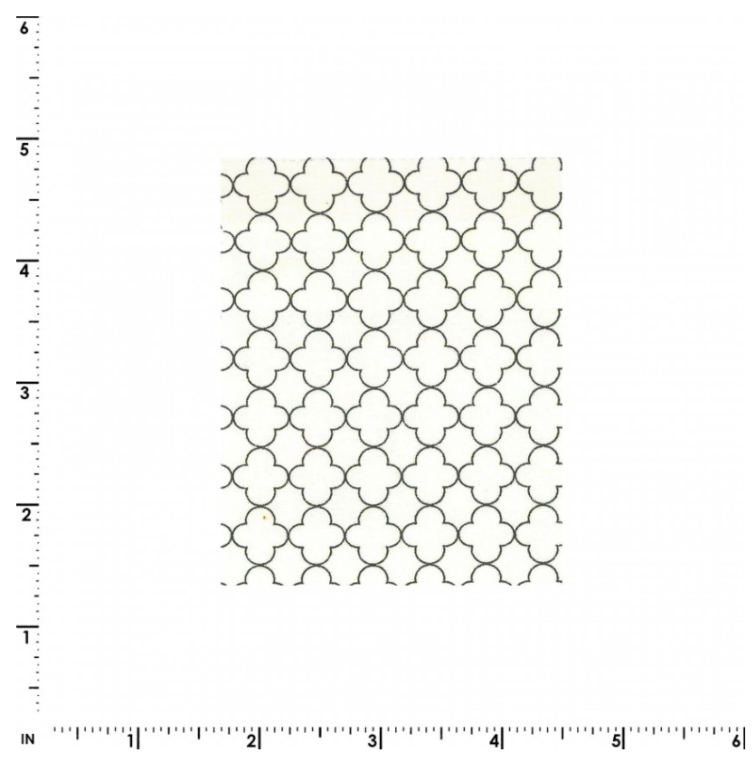 Quatrefoil in Mono - Weave & Woven