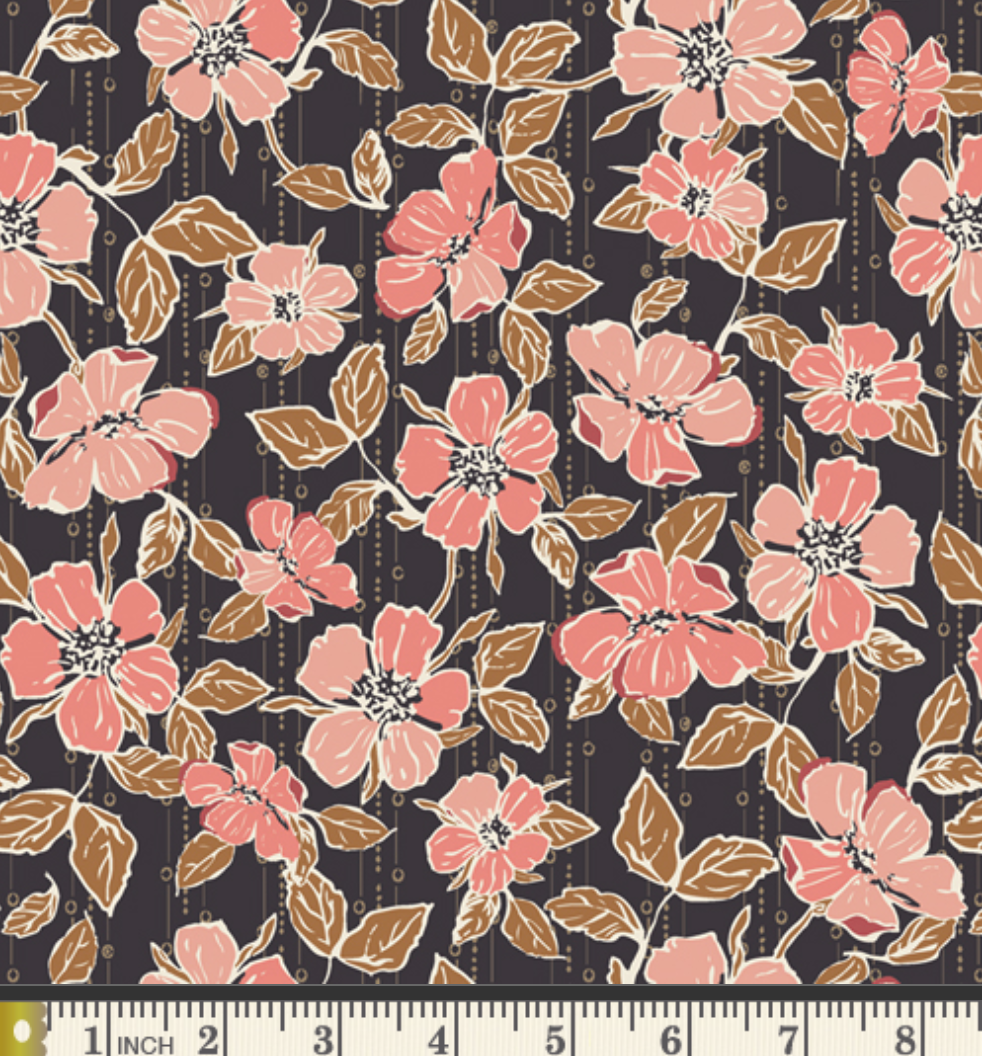 Crafted Blooms in Cacao - Weave & Woven