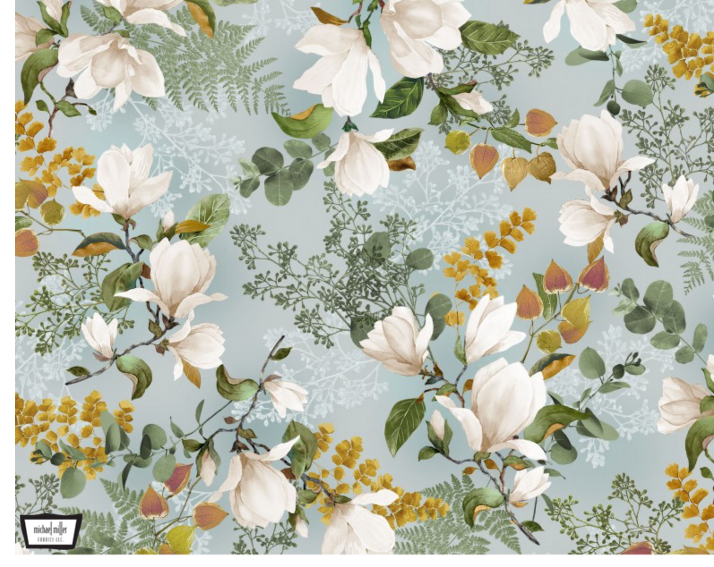 Magnolia Bouquets in Mist - Weave & Woven