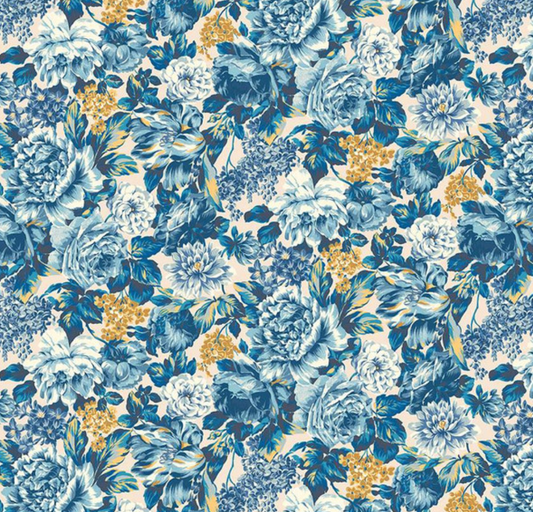 Wild Blooms in Blues - Weave & Woven