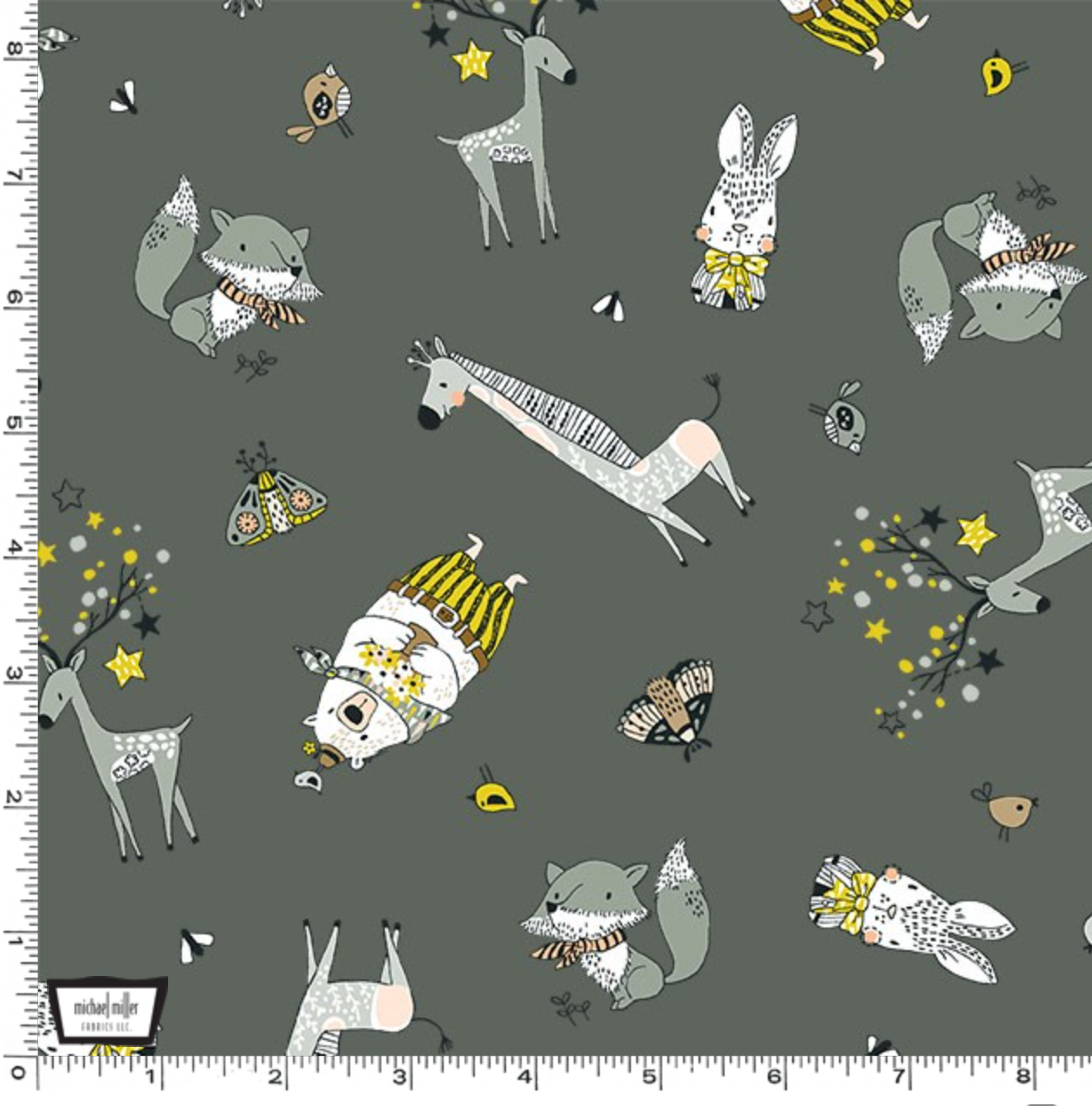 Cute Critters in Grey - Weave & Woven