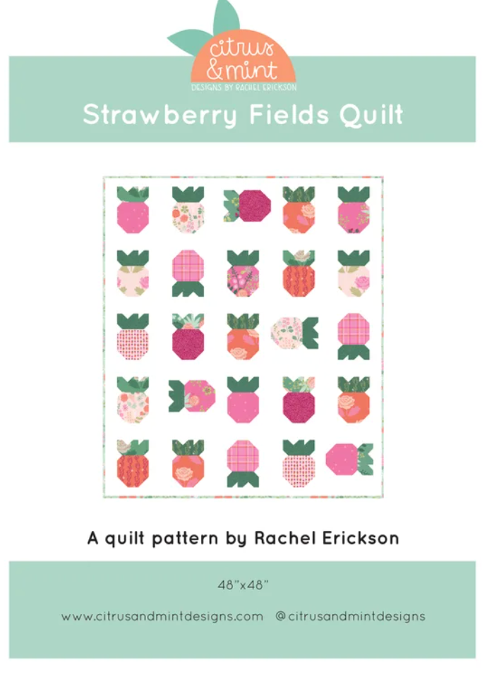 Strawberry Fields Quilt Pattern - Weave & Woven