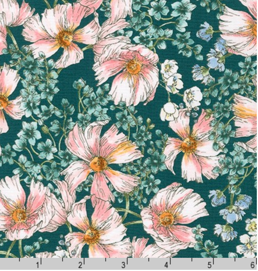 Teal Floral - Weave & Woven