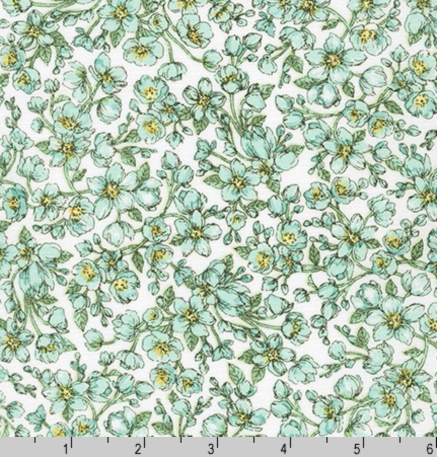 Aqua Floral - Weave & Woven