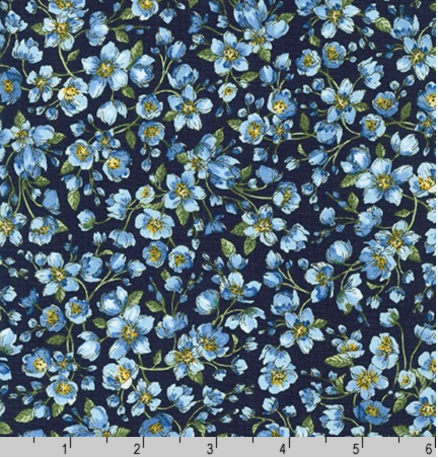 Blue Jay Mini Florals - Weave & Woven