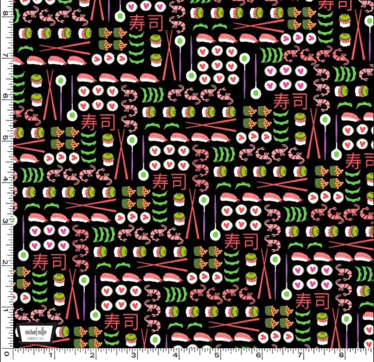 Sushi on Black - Weave & Woven