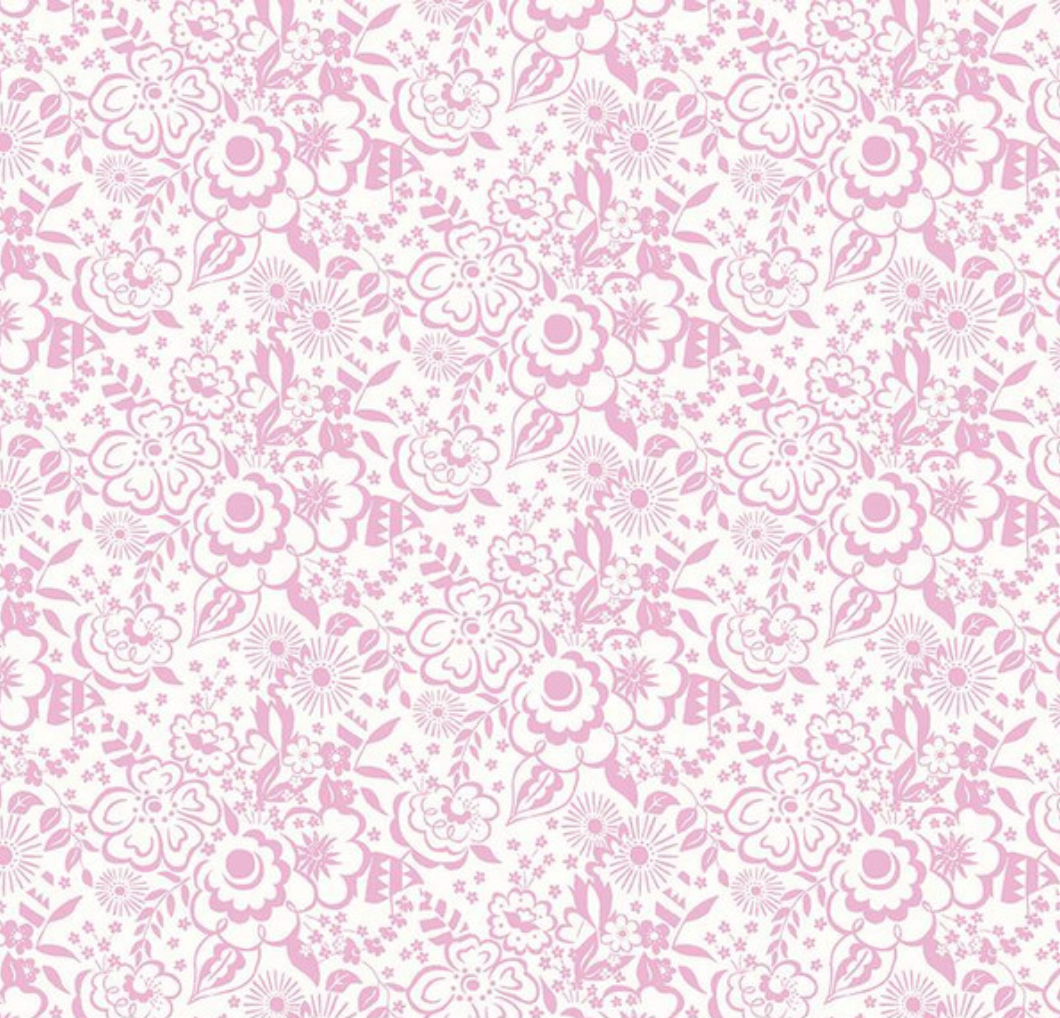 Lindy Silhouette on Pink - Weave & Woven