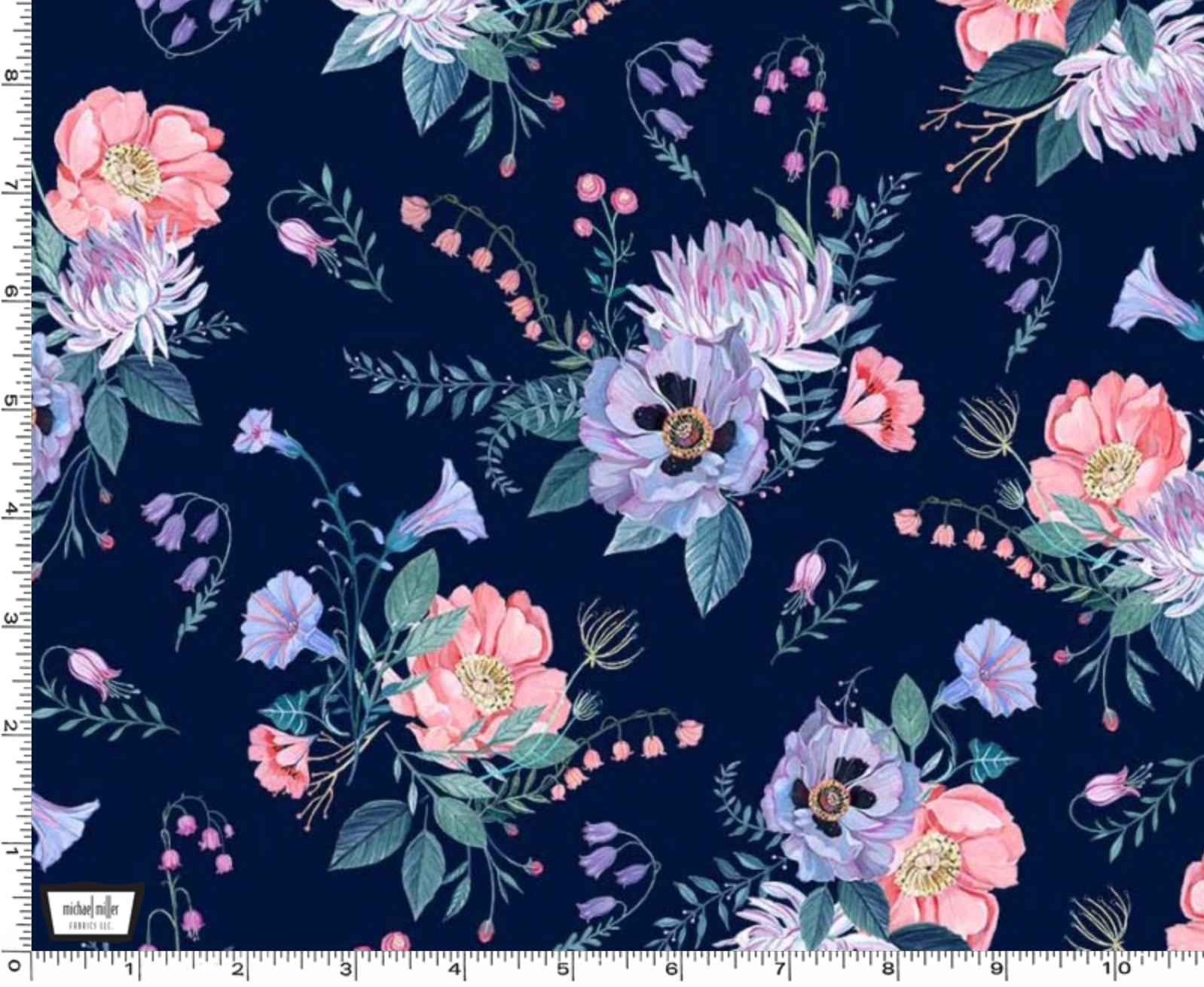 Wild Bouquet in Ink - Weave & Woven