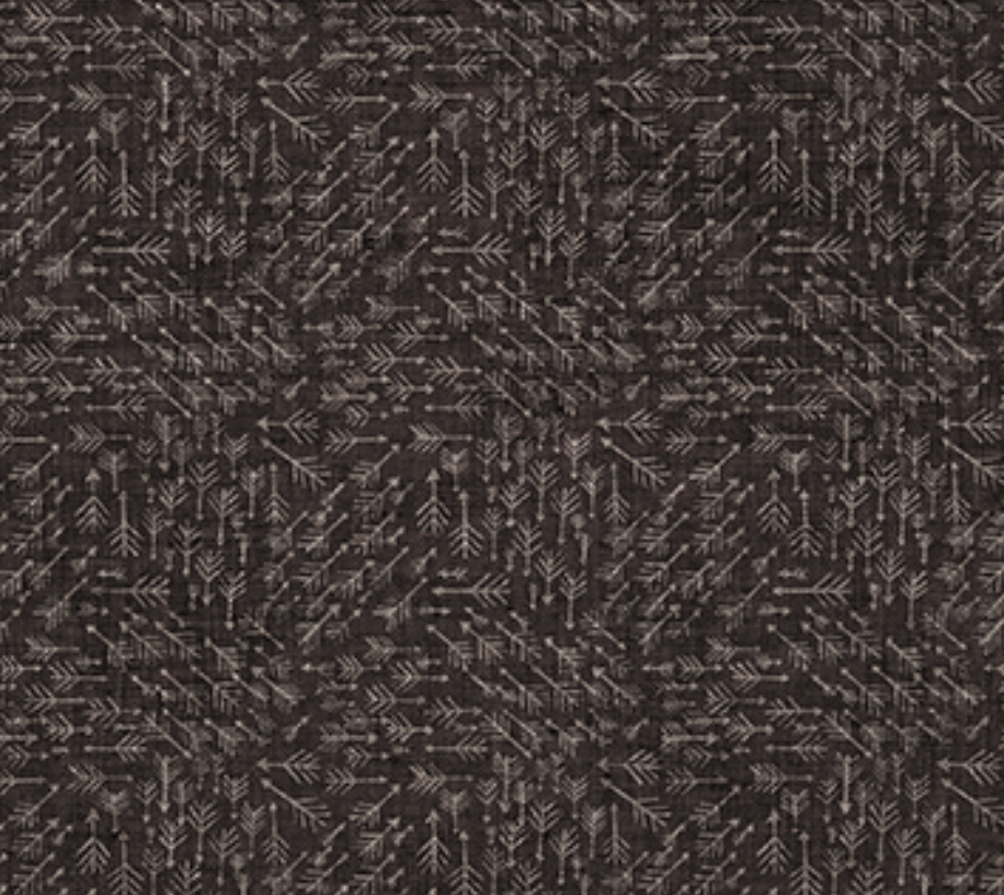 Arrows on Heather Brown - Weave & Woven