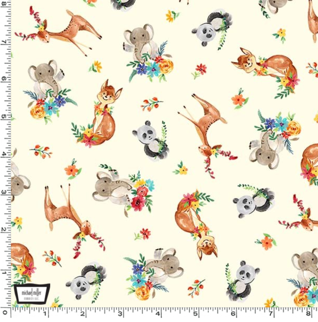 Baby Animals on Cream - Weave & Woven