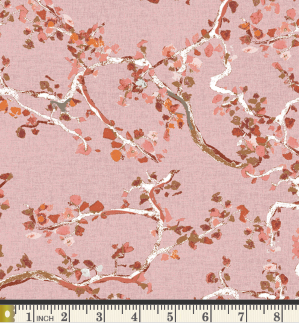 Enchanted Leaves in Powder - Weave & Woven