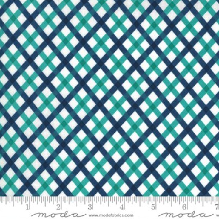 Plaid in Teal - Weave & Woven