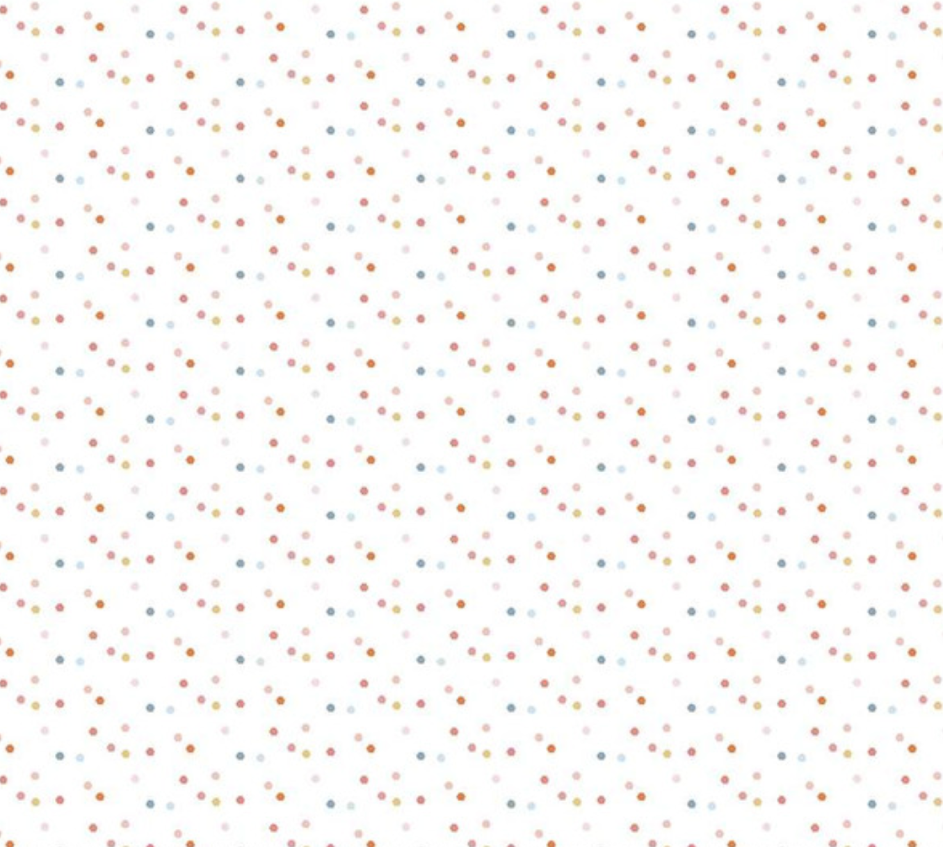 Saturday in Paris Hexie Dots on White - Weave & Woven