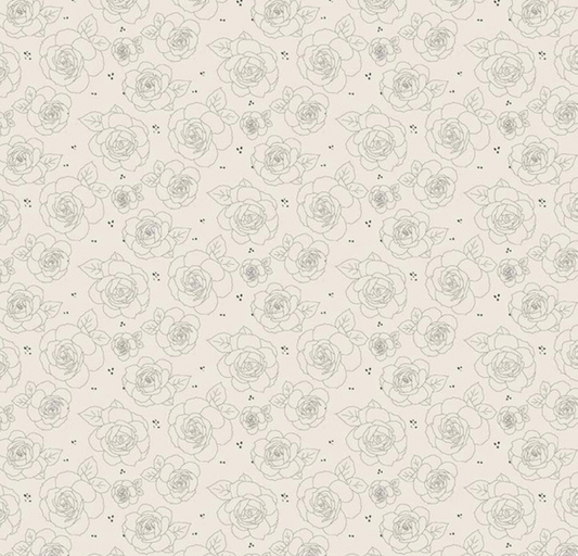 Forgotten Memories Florals in Off White - Weave & Woven