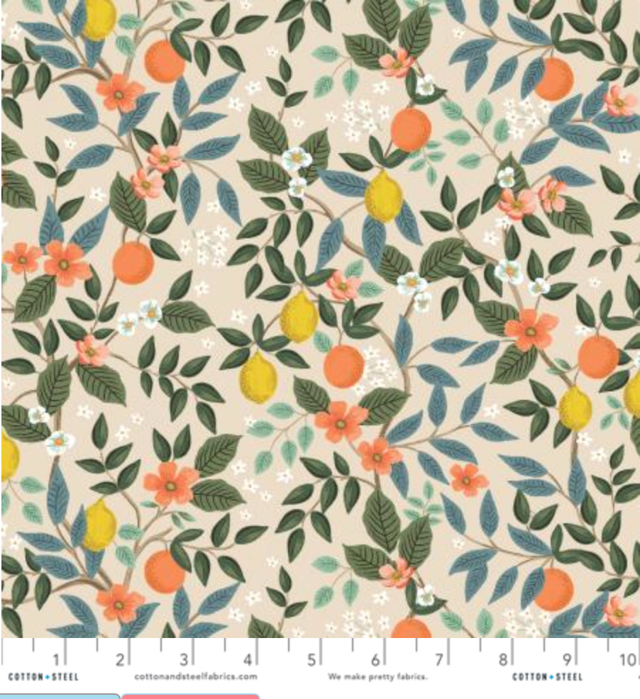 Citrus Grove on Cream - Weave & Woven