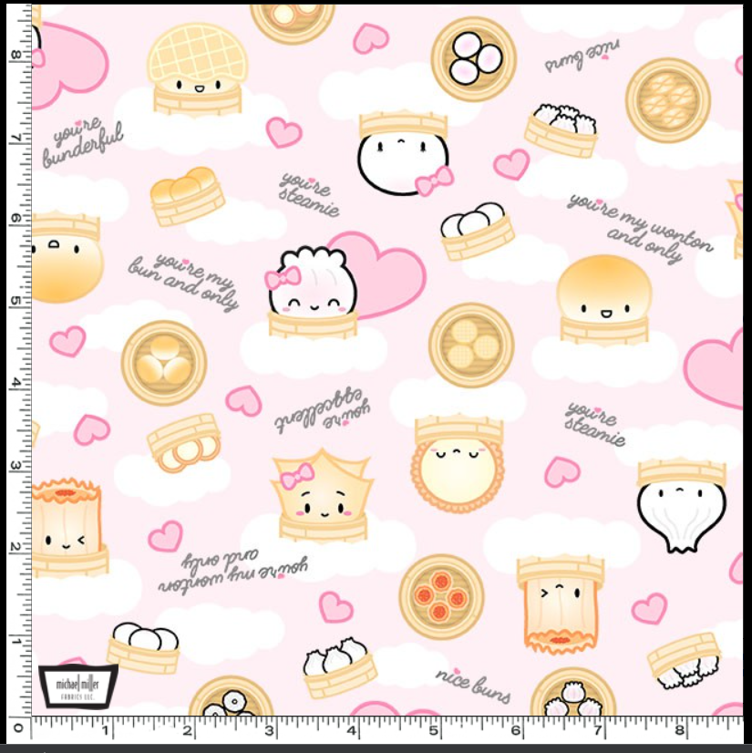 You Are Siu Mai Type in Light Pink - Weave & Woven