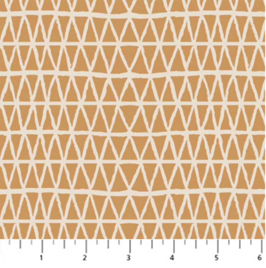 Wild Cottage Lattice in Ochre