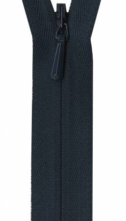 Invisible  9" Zipper in Navy - Weave & Woven