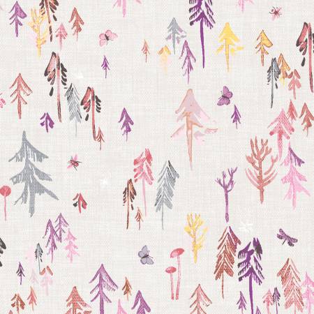 Forest on Dark Pink - Weave & Woven