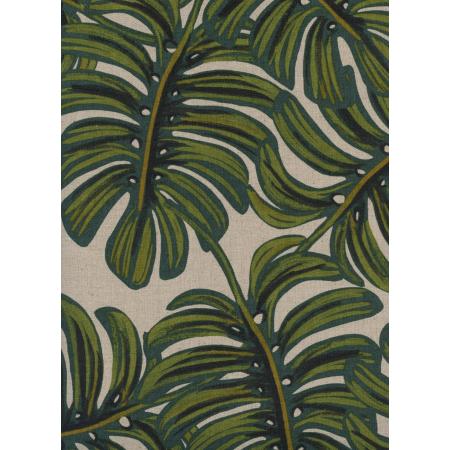 Monstera in Natural | Canvas - Weave & Woven