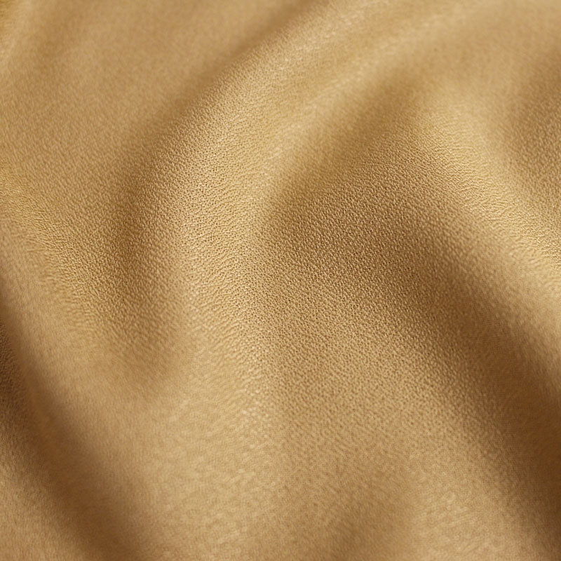 Mustard | Viscose Crepe Fabric - Weave & Woven