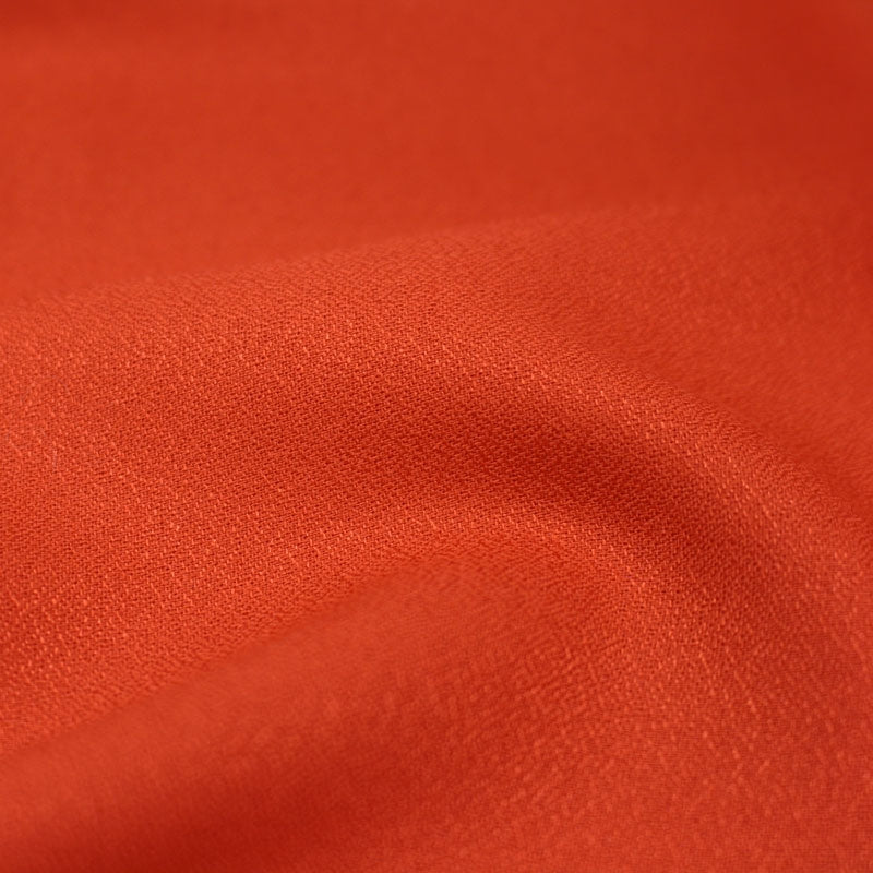 Tangerine | Viscose Crepe Fabric - Weave & Woven