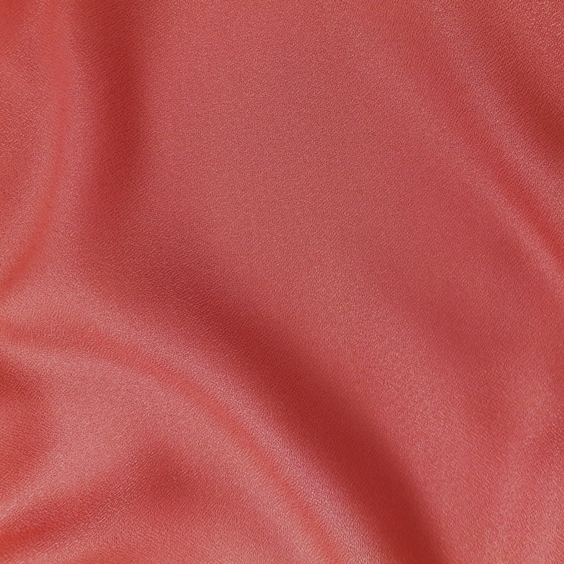 Terracotta | Viscose Crepe Fabric - Weave & Woven