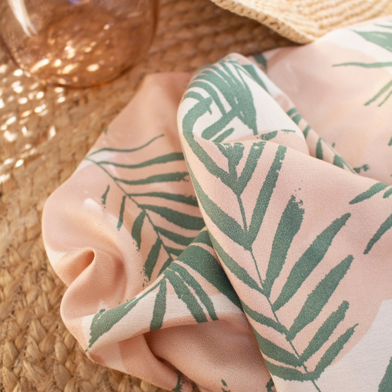 Canopy in Cactus | Viscose Crepe Fabric - Weave & Woven